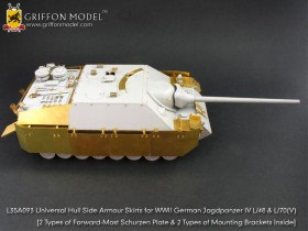 L35A093 1/35 Universal Hull Side Armor Skirts for WW II German Jagdpanzer IV L/48 & L/70(V)