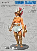 CR-54018 THRACIAN GLADIATRIX / 1-2th Century A.D. 75-150 / + Base