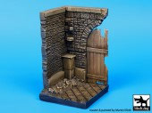 D35023 Corner with wooden gate (50x50 mm)