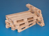 RB35D30 4 x natural wood pallets