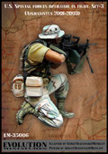 EM-35086 U.S.Special forces operator in fight.  Set-3. (Afghanistan 2001-2003)