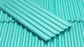 23256 Corrugated iron sheeting - 