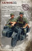 ARM35128 German motorcyclists WWII, (Set II)