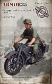 ARM35126 German motorcyclist I, WWII