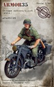 ARM35125 German motorcyclist I, WWII