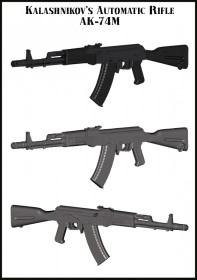EMA-35020 Kalashnikov AK-74M (two pieces)