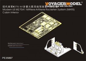 PE35897 Modern US M270A1 Mittlere Artillerie Racketen System (MARS) Cabin Interior (For TRUMPETER 01046)
