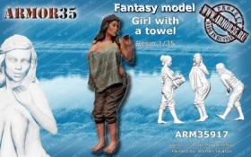 ARM35917 Девушка с полотенцем