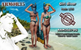 ARM3507BG Девушка с ластами