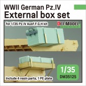 DM35125 WWII German Pz.IV External box set (for Pz.IV Ausf.G H kit)