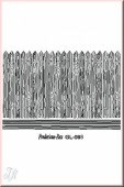 GL-098 Wooden Fence 90°