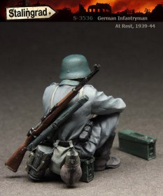 S-3536 Немецкий пехотинец   на привале, 1939-44