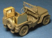 GM35006 SCR-193 U.S. WWII radio set for Jeep + stowage rack + workable leaf springs