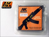 AK 211 AMBER 2.3mm 4 Pieces