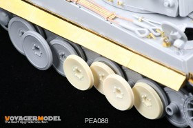 PEA088 1/35 Demeged Road Wheels for Tiger I Early Version (For DRAGON)