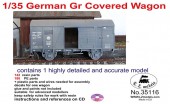 LZ35116 German Gr Covered Wagon
