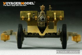 PE35449 1/35 WWII US 3inch M5 ATG/w M1 or 105mm Howitzer M2A1Carriage 2in1 (For AFV CLUB 35S64/35160)