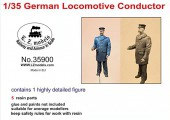 LZ35900 German Locomotive Conductor