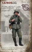 ARM35105 Немецкий солдат с губной гармошкой, ВОВ