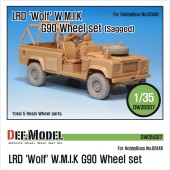 DW35007 LRD XD Wolf 'W.M.I.K' G90 Sagged Wheel set (for Hobbyboss 1/35)