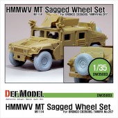 DW35003A HMMWV MT Sagged Wheel set -Sagged (for Bronco 1/35 M1114)