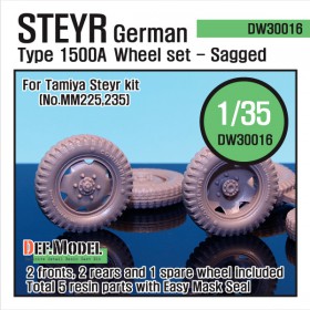 DW30016 WW2 German Steyr 1500A Wheel set (for Tamiya 1/35)
