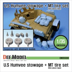 DM35008 M1151 HMMWV Stowage & MT Tire set (for Academy 1/35)