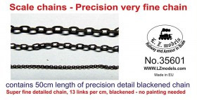 LZ35601 Scale Blackened Chains – Very Fine