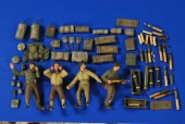 VP 2763 1:35 Scale 105mm Howitzer M101 WWII Crew-Ammo-Gear