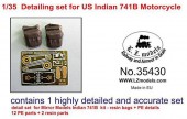 LZ35430 Detailing set for US Indian 741B motorcycle