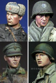 H6005 1/16 WW2 Allied Heads #1