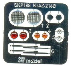 SKP 198 Lenses and taillights for KrAZ-214B
