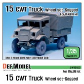 DW30023 WW2 British 15 CWT Truck wheel set (for Italeri 1/35)
