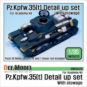 DM35026 Pz.Kpfw.35(t) Detail up set with stowage (for Academy 1/35)