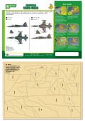 PPA5054 Airbrush CAMO-MASK for 1/48 Canadian Forces CF-116 NO.434 