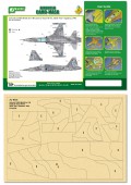 PPA5056 Airbrush CAMO-MASK for 1/48 Greek Air Force F-5A, 343rd 