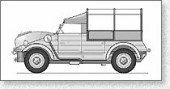 LW35205 VW Kubelwagen Typ-239 HOLZGAS/LKW (Gas-Generator Cargo)