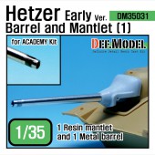 DM35031 Hetzer Early type Barrel Mantlet set 1 (for Academy 1/35)