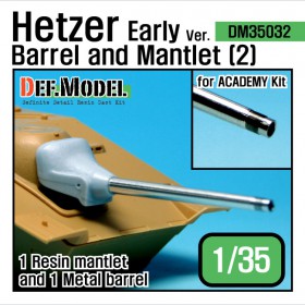 DM35032 Hetzer Early type Barrel Mantlet set 2 (for Academy 1/35)