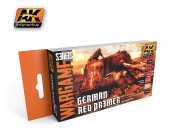 AK1124 GERMAN RED PRIMER SET ( Wargame series)