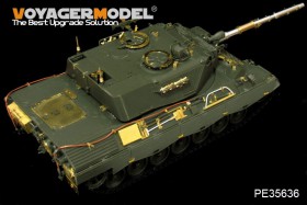 PE35636 1/35 Modern German Leopard 1A4 MBT ( Gun barrel Include) (For MENG TS-007)