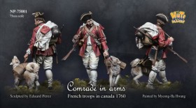 NP-75001 Comrade in arms, French troops in Canada 1760