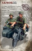ARM35129 German motorcyclists WWII, (Set III)