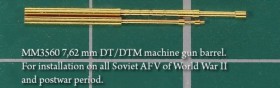 MM3560 Ствол пулемета ДТ/ДТМ. Для установки на все типы Советской БТТ Второй мировой войны и послевоенного периода
