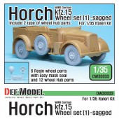 DW30033 WW2 German Horch kfz.15 Wheel set 1 (for Italeri 1/35)