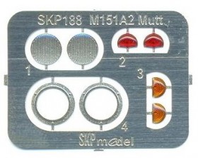 SKP 188 Lenses and taillights for M151A2 MUTT