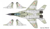 PPA5137 Airbrush CAMO-MASK for 1/48 MiG-29 Camouflage Scheme 1