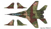 PPA5141 Airbrush CAMO-MASK for 1/48 MiG-29UB Camouflage Scheme 2