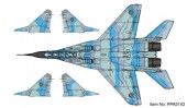 PPA5142 Airbrush CAMO-MASK for 1/48 MiG-29UB Camouflage Scheme 3