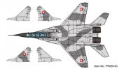 PPA5143 Airbrush CAMO-MASK for 1/48 MiG-29UB Camouflage Scheme 4